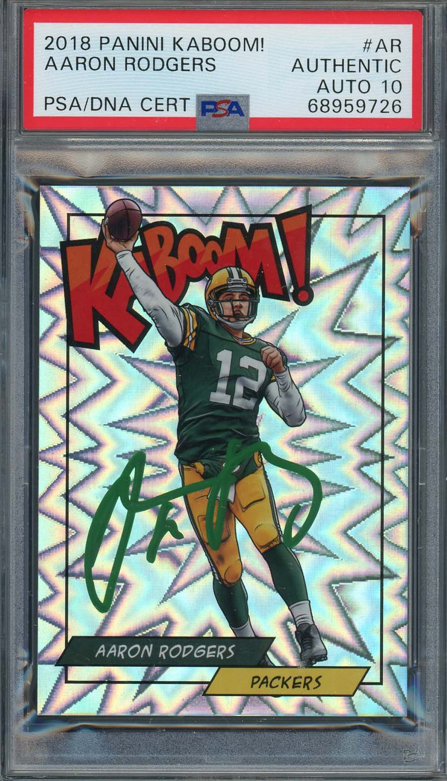 Aaron Rodgers Authentic Autographs a Fanatics Exclusive