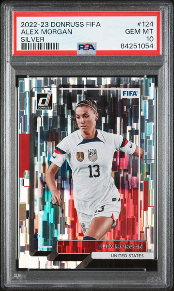 Alex Morgan 2022-23 Panini Donruss Silver World Cup Soccer Card #124 P