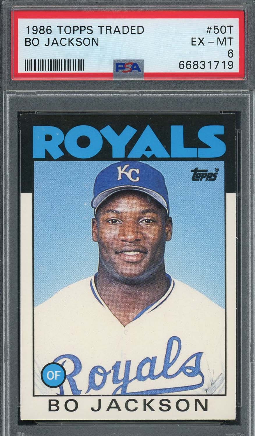 Bo Jackson Autographed 1988 Topps Rookie Card #325 Los Angeles