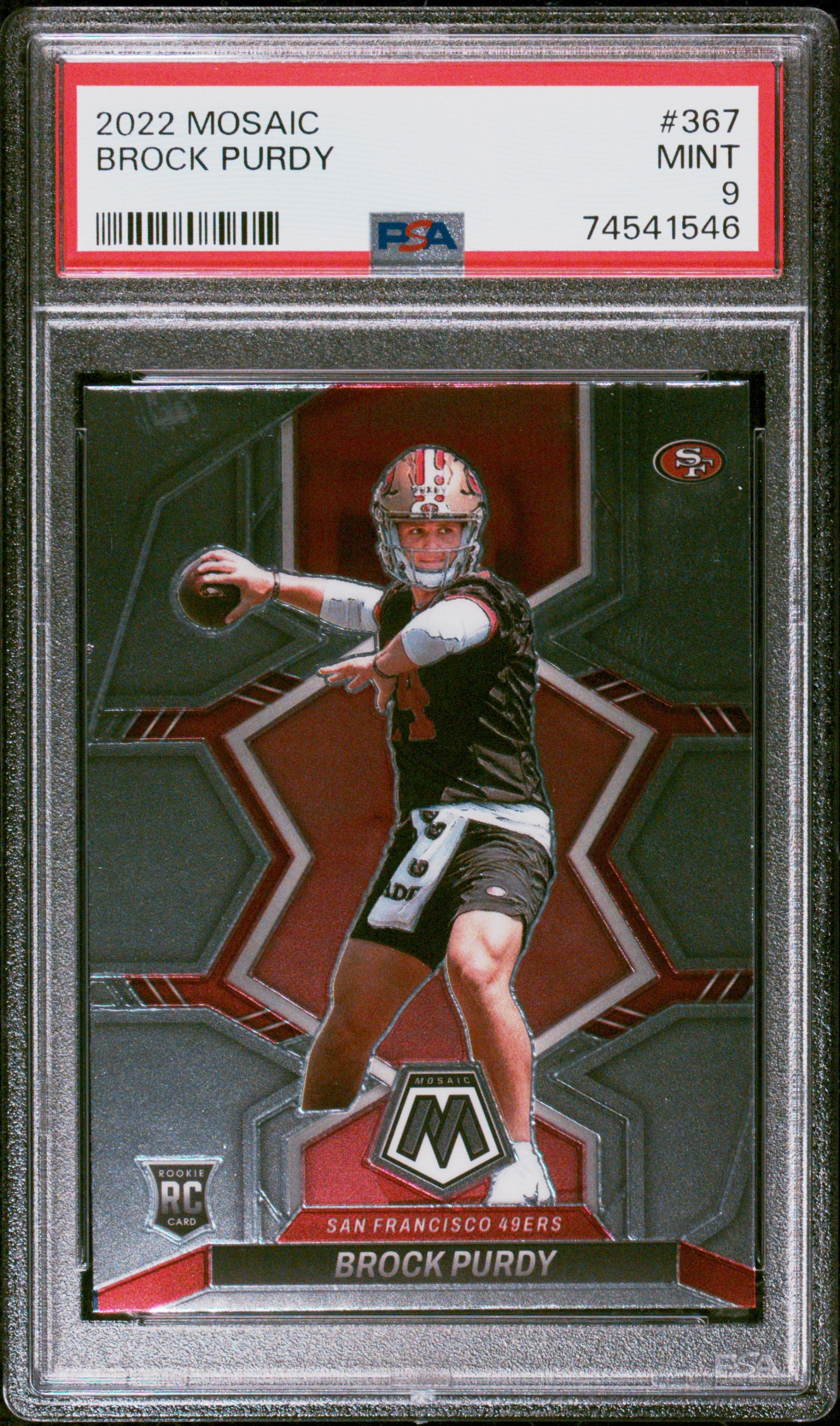 Amazon.com: 2022 Panini Mosaic Football #367 Brock Purdy