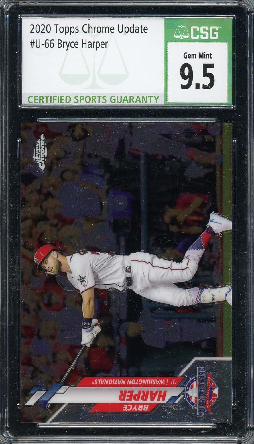 Clayton Kershaw 2020 Topps Update Baseball Card #U-90 Graded CSG 9.5