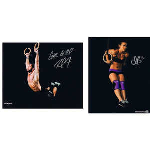 Camille Leblanc-Bazinet & Rich Froning Autographed Muscle Up Signed 8x10 Photo-Powers Sports Memorabilia