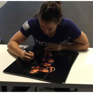 Camille Leblanc-Bazinet Autographed Muscle Up Signed 16x20 Photo PSA DNA COA-Powers Sports Memorabilia