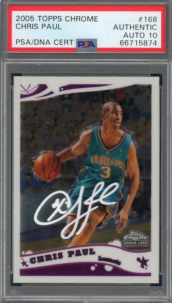 Chris Paul サイン入り 2005 Topps Chrome サイン入りルーキー カード