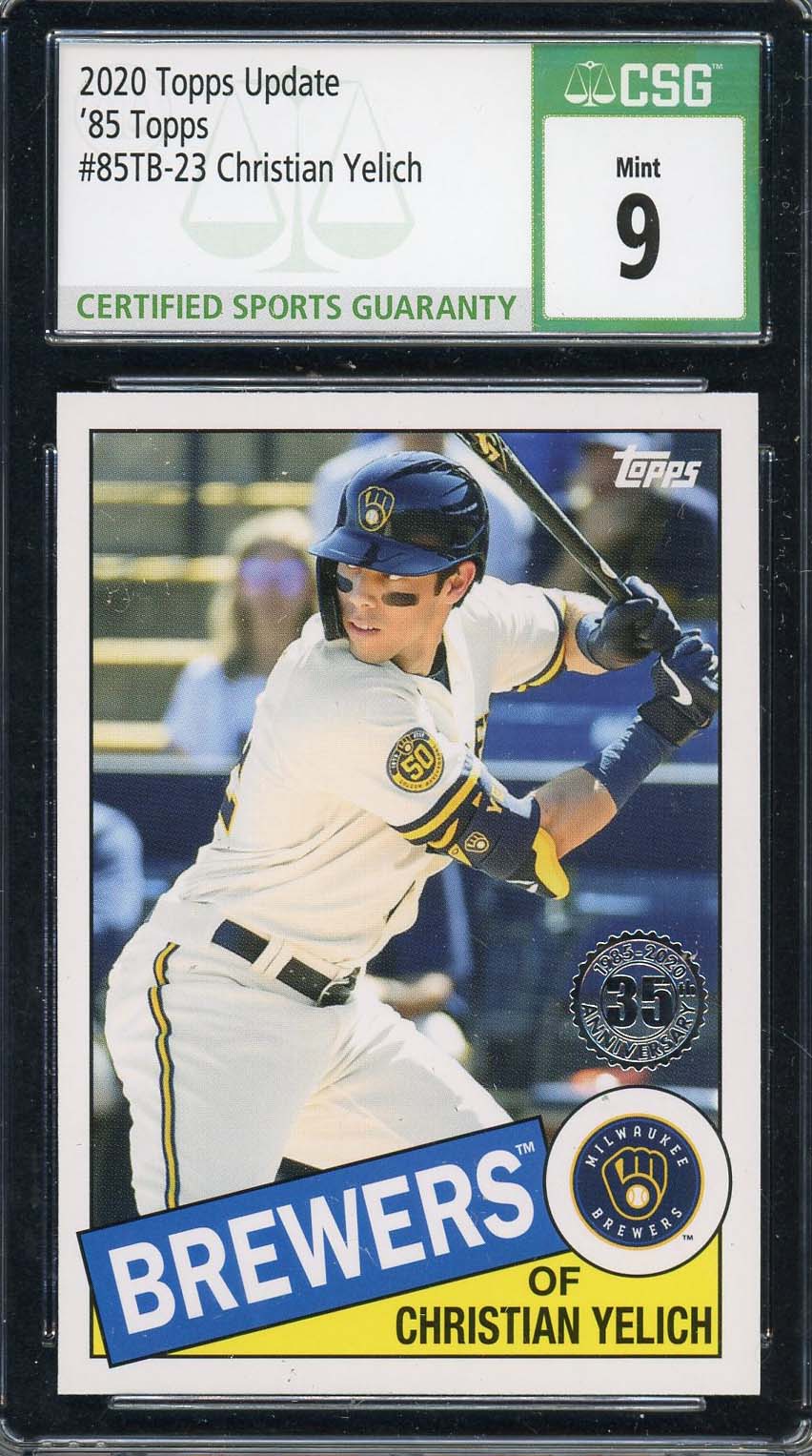 Cody Bellinger 2021 Topps Baseball Card #50 Graded CSG 9