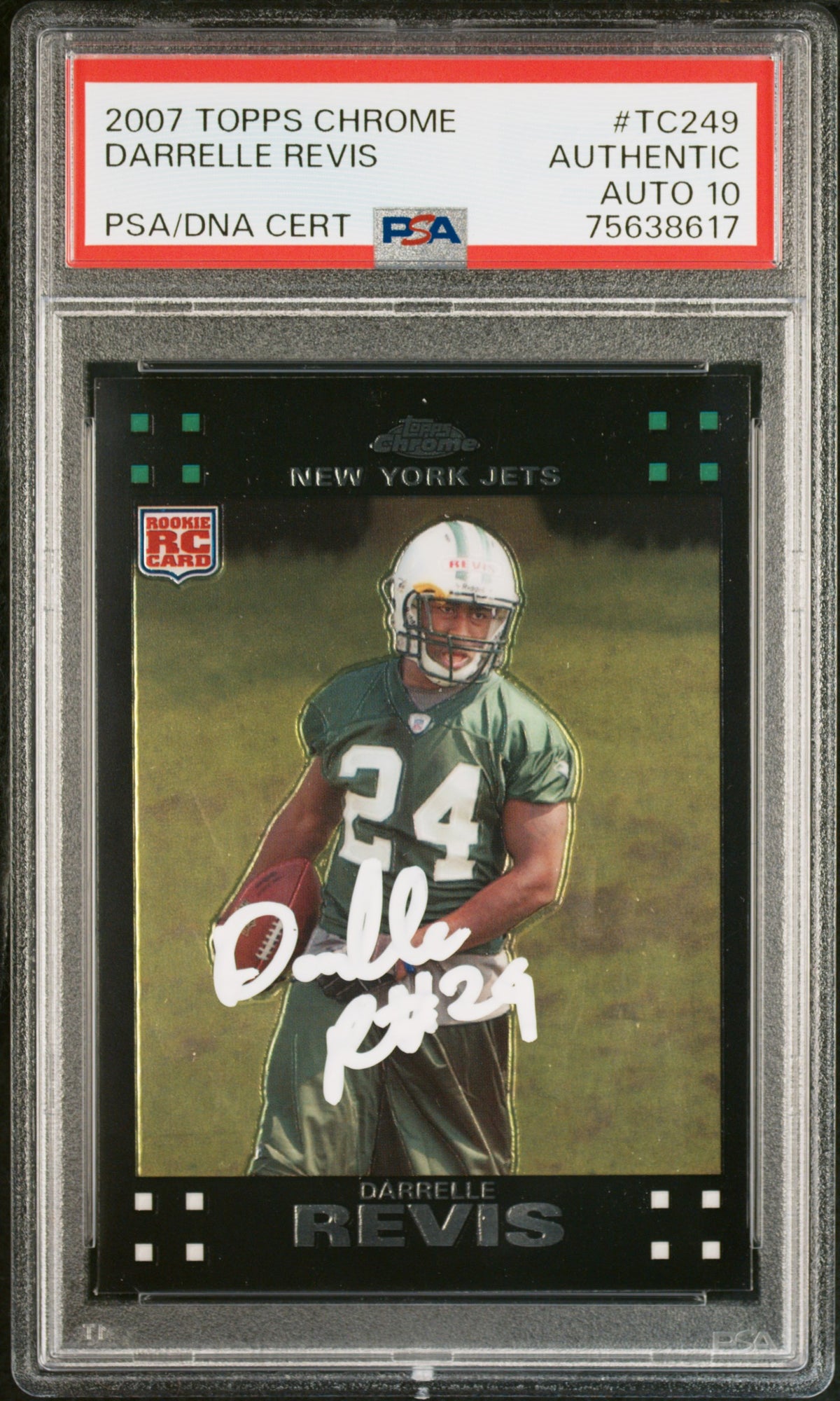 Darrelle Revis Framed Signed New York Jets Jersey JSA Autographed