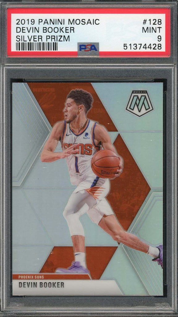 Devin Booker 2019 Panini Mosaic Silver Prizm Basketball Card