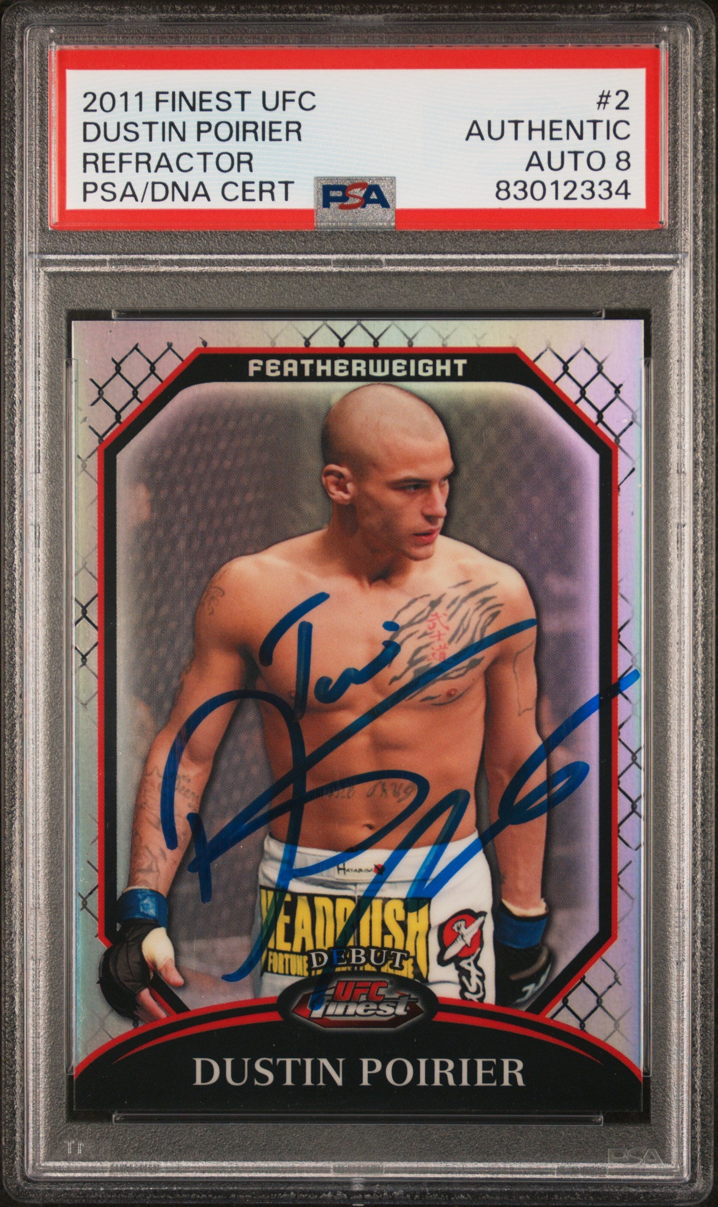 Signed MMA Trading Cards