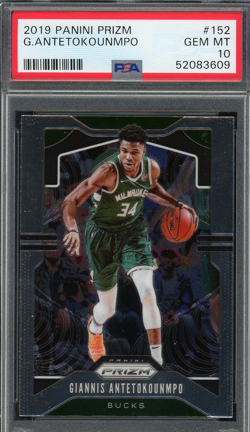 2013 PANINI PRIZM GIANNIS ANTETOKOUNMPO PSA 10