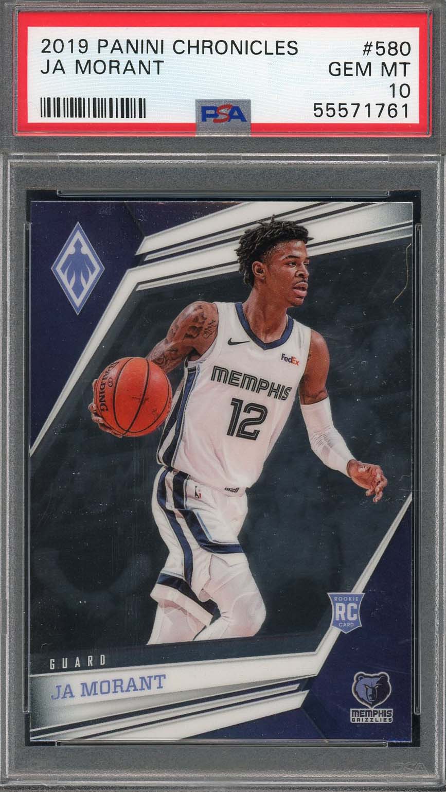 Gem Mint Basketball Card 2019-20 Panini Chronicles Ja Morant