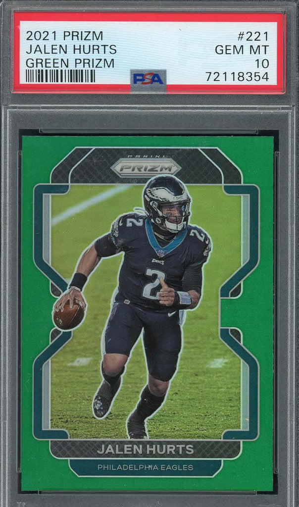 2021 Panini buy Contenders Season Ticket #79 Jalen Hurts Graded CGG 10 Gem Mint