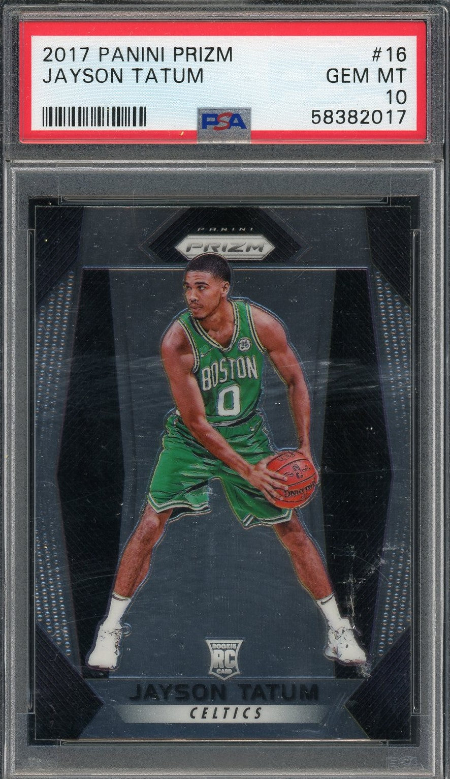 Jayson Tatum 2017 Panini Prizm Basketball Rookie Card #16 Graded PSA 1