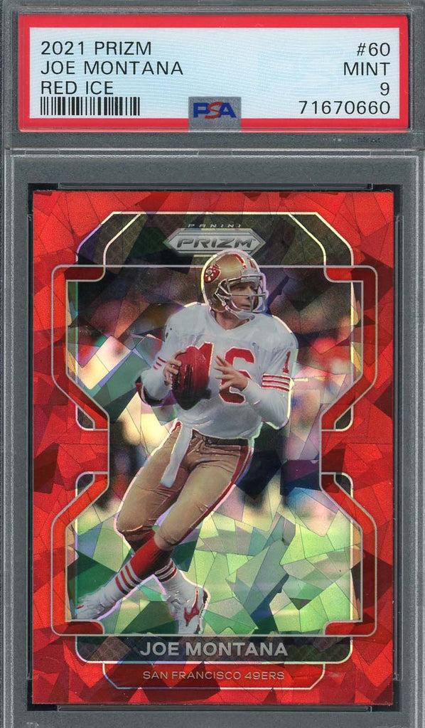 Lamar Jackson 2019 Panini Prizm Red Ice Football Card #71 PSA 10