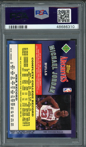 Michael Jordan 1992 Topps Archives Basketball Card #52 Graded PSA 9 MINT-Powers Sports Memorabilia