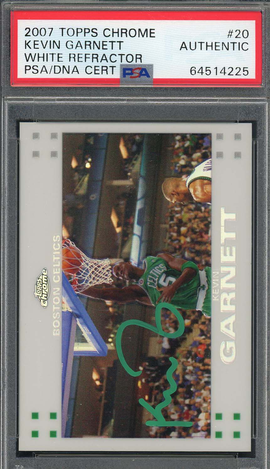 Prizm KEVIN GARNETT AUTO SSP 直筆サインカード 貴重 - その他