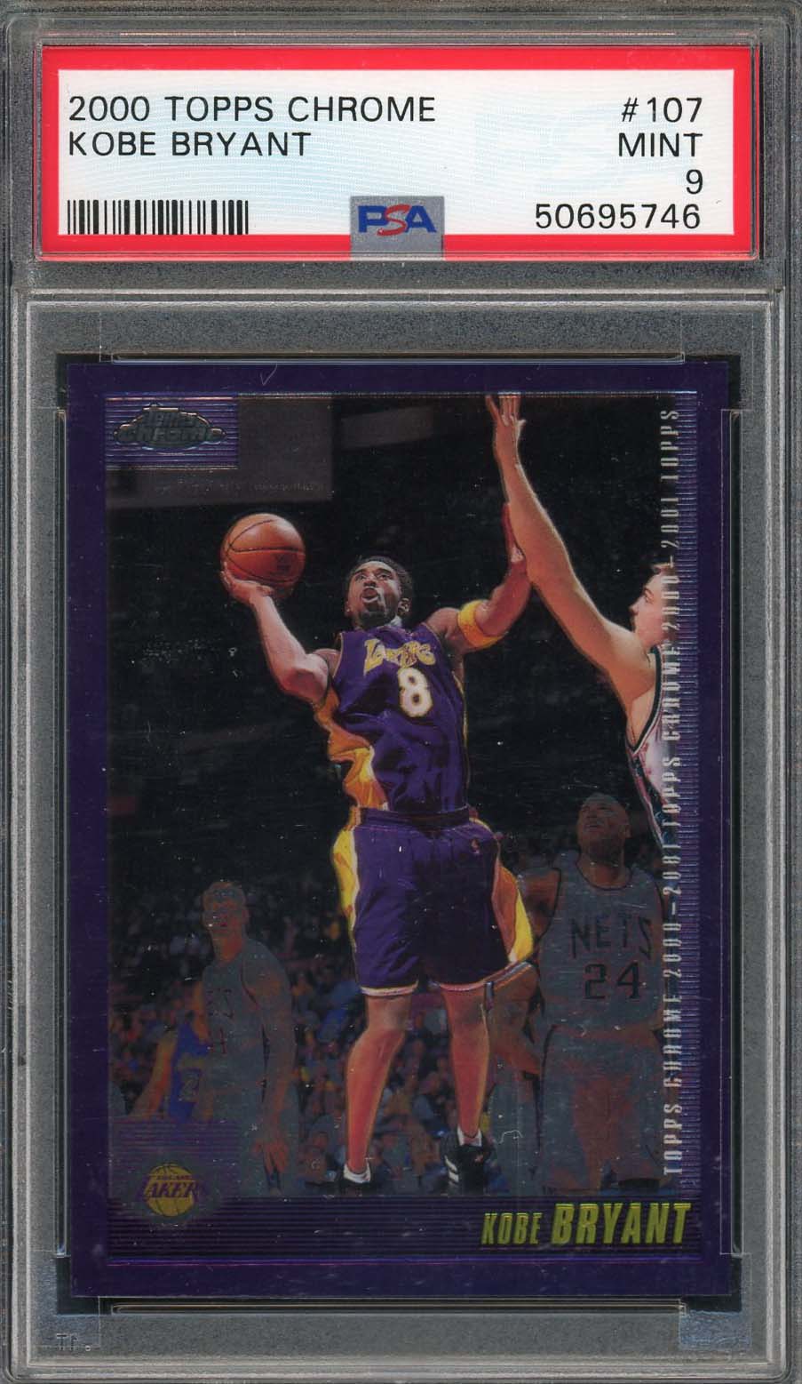 NBA Topps Chrome 96 ルーキーカード コービーブライアント 