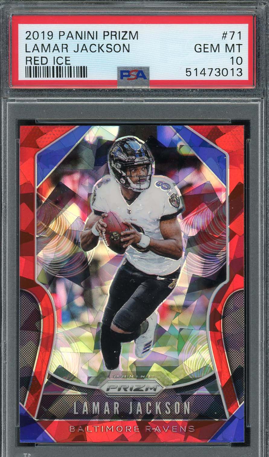 Lamar Jackson 2019 Prizm Red Ice #71 Price Guide - Sports Card