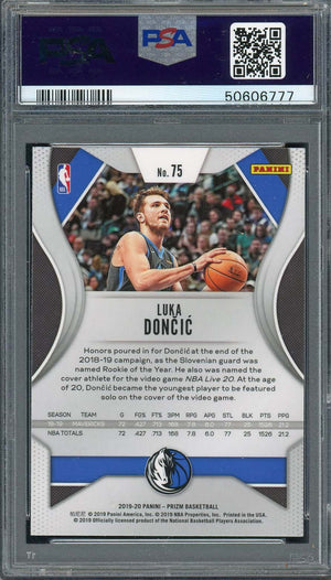 Luka Doncic 2019 Panini Prizm Basketball Card #75 Graded PSA 10-Powers Sports Memorabilia