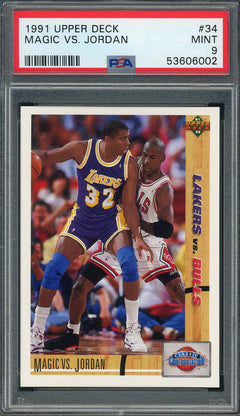 マイケルジョーダンNBAカード97 UD3  UPPERDECK  PSA9 Magic-Jordan34-9-122821_240x.