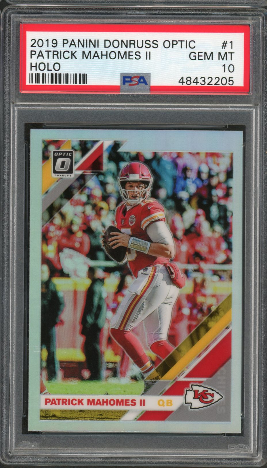 Pat Mahomes Autographed Card