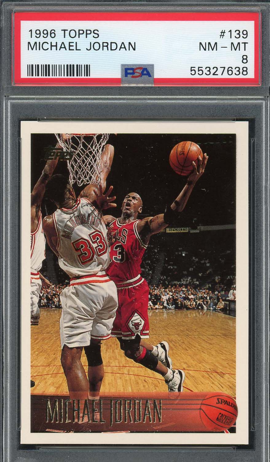 マイケル ジョーダン 1996 トップス バスケットボール カード #139