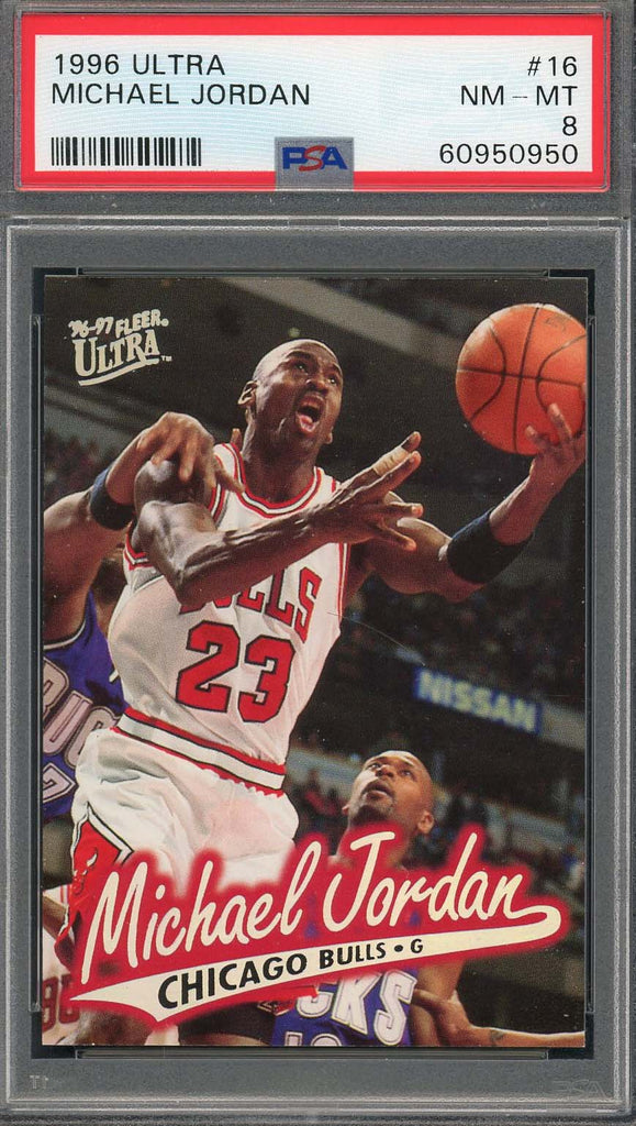 1996 ULTRA NBA MICHAEL JORDAN PSA8 ジョーダン