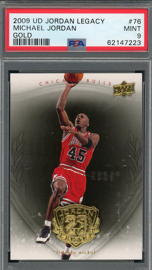 Michael Jordan 2009 Upper Deck Legacy Gold Basketball Card #76 Graded