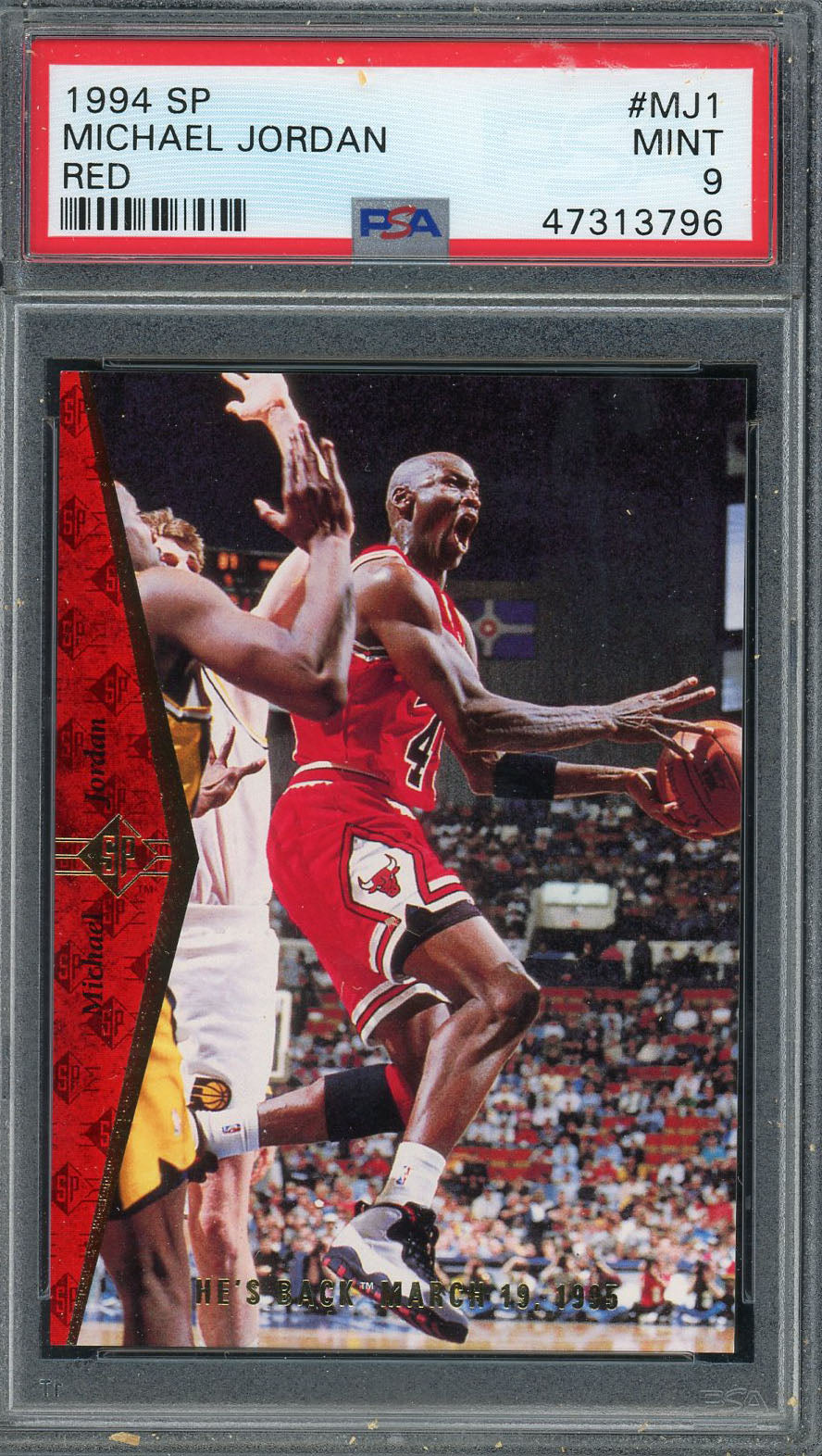 マイケル ジョーダン 1994 SP アッパー デッキ バスケットボール カード #MJ1 グレード PSA 9 MINT