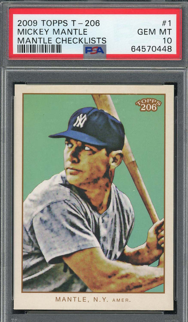 Mickey Mantle 2006 Topps Collection Baseball Card #2005 Graded PSA 10