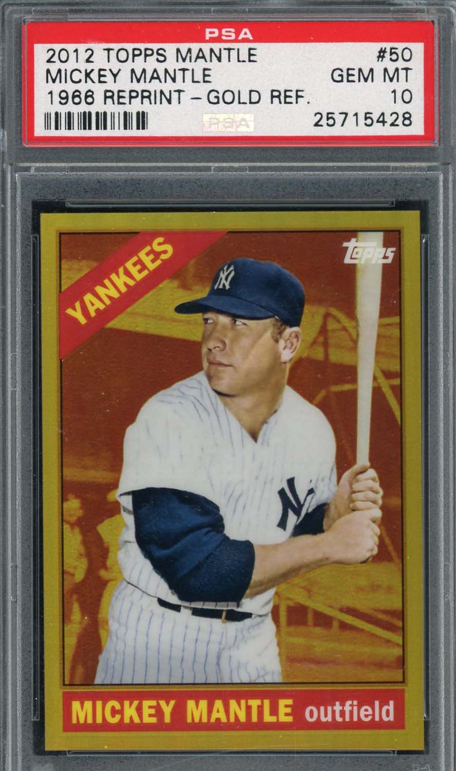 Mickey Mantle 2008 Topps Series Mint Card #7