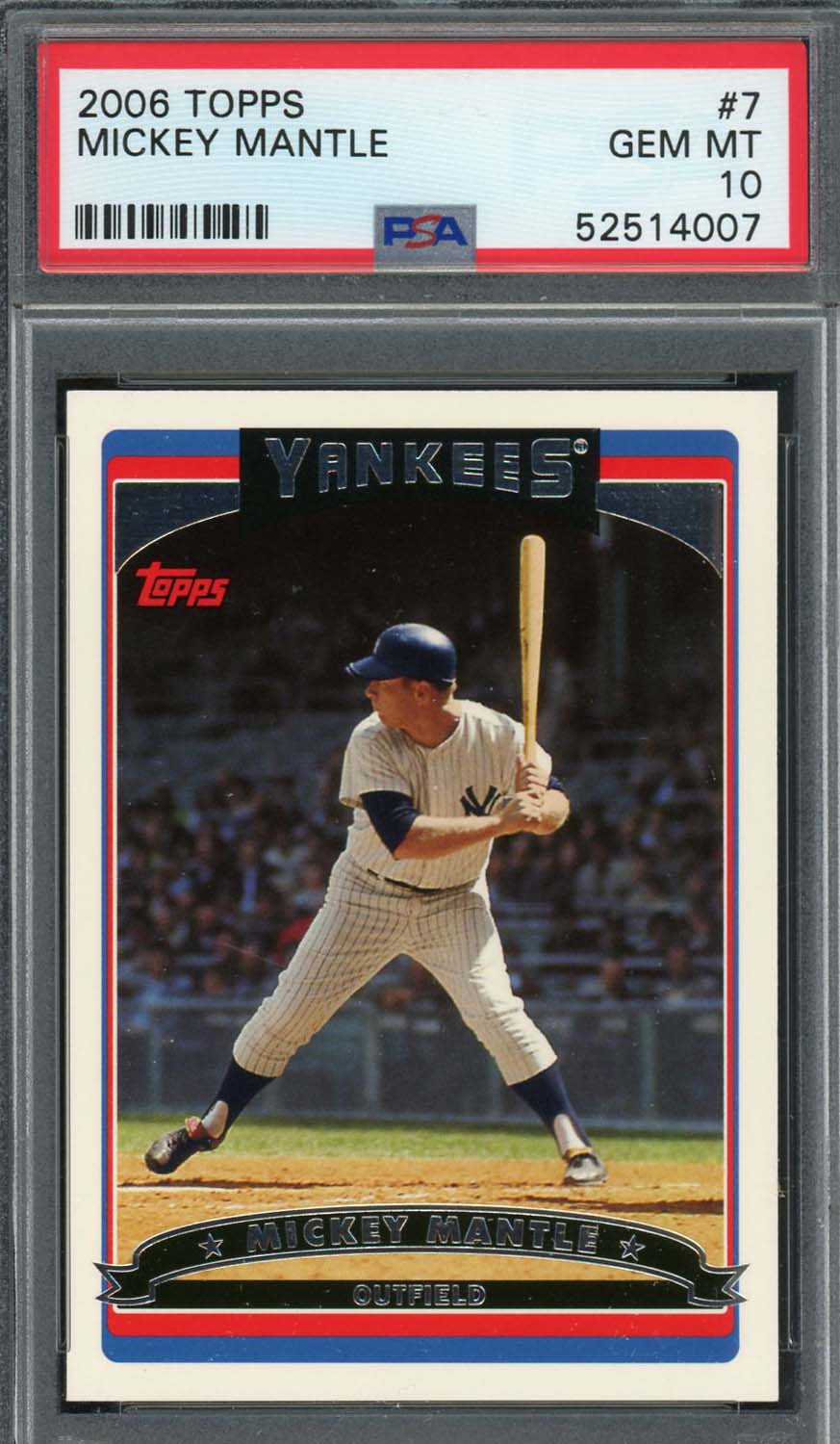 Mickey Mantle 2008 Topps Series Mint Card #7