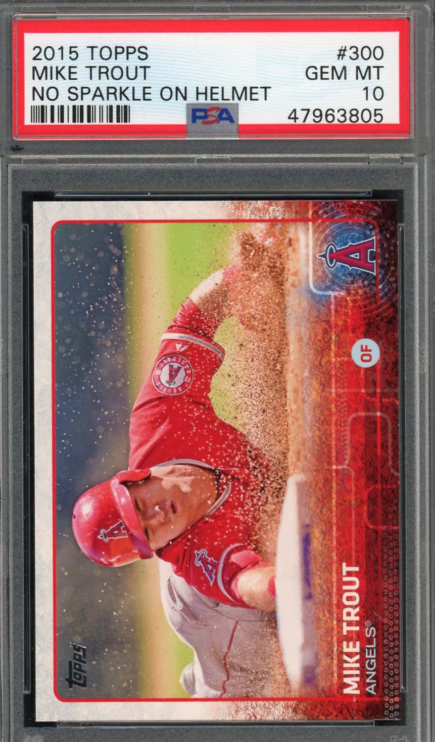 2017 Topps Mike Trout Signed AUTOGRAPHED PSA Los Angeles -  Israel