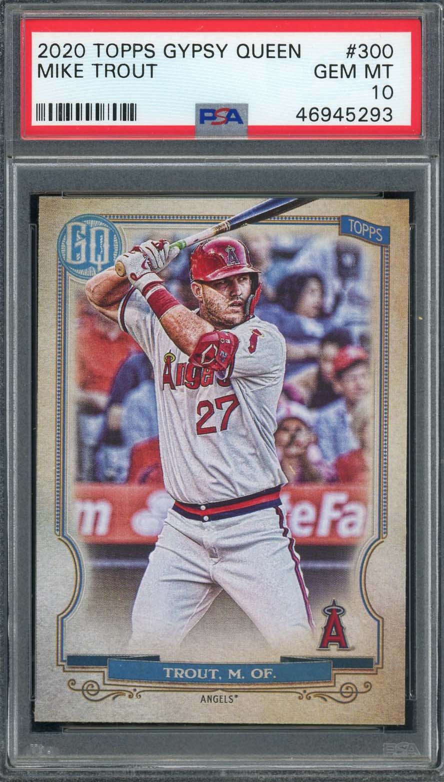 Mike Trout 2017 Topps Chrome White Jersey Baseball Card #200 Graded PSA 10  GEM MINT