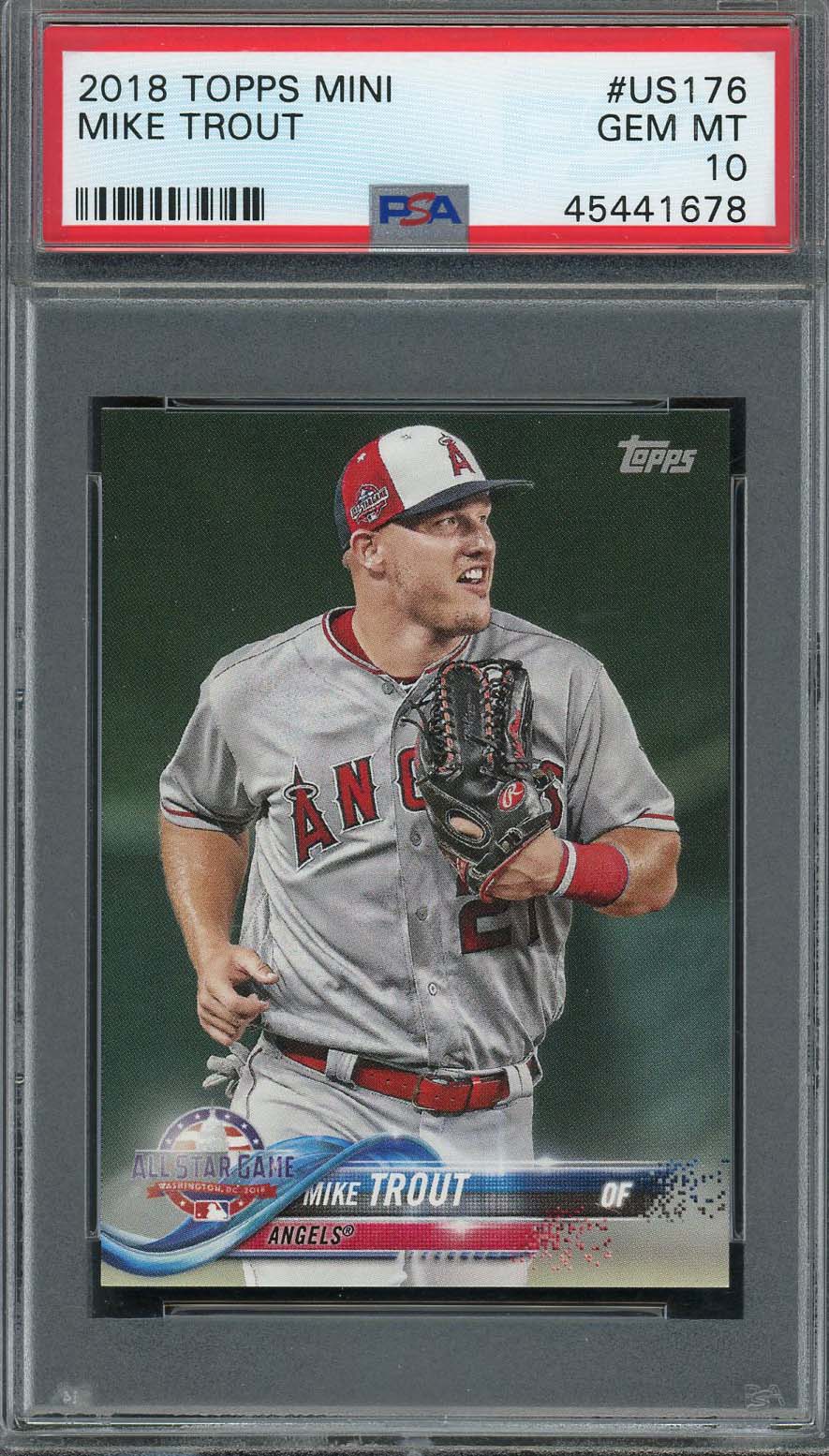 Mike Trout 2018 Topps Now Game Used Mlb Players Weekend
