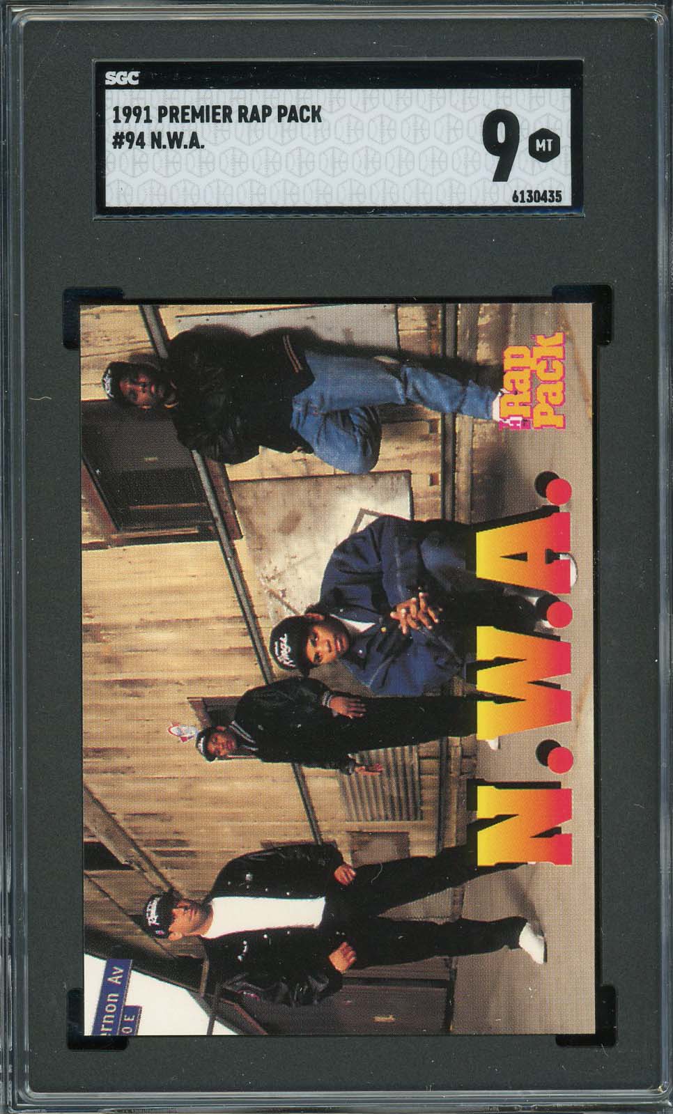 NWA 1991 Premier Rap Pack Card #94 Graded SGC 9-Powers Sports Memorabilia
