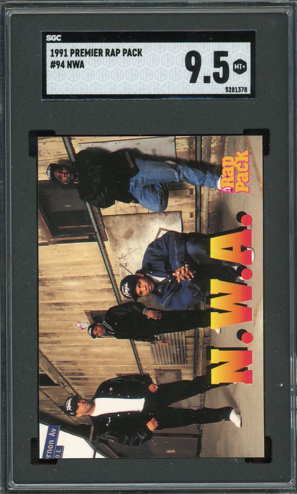 NWA 1991 Premier Rap Pack Card #94 Graded SGC 9.5-Powers Sports Memorabilia