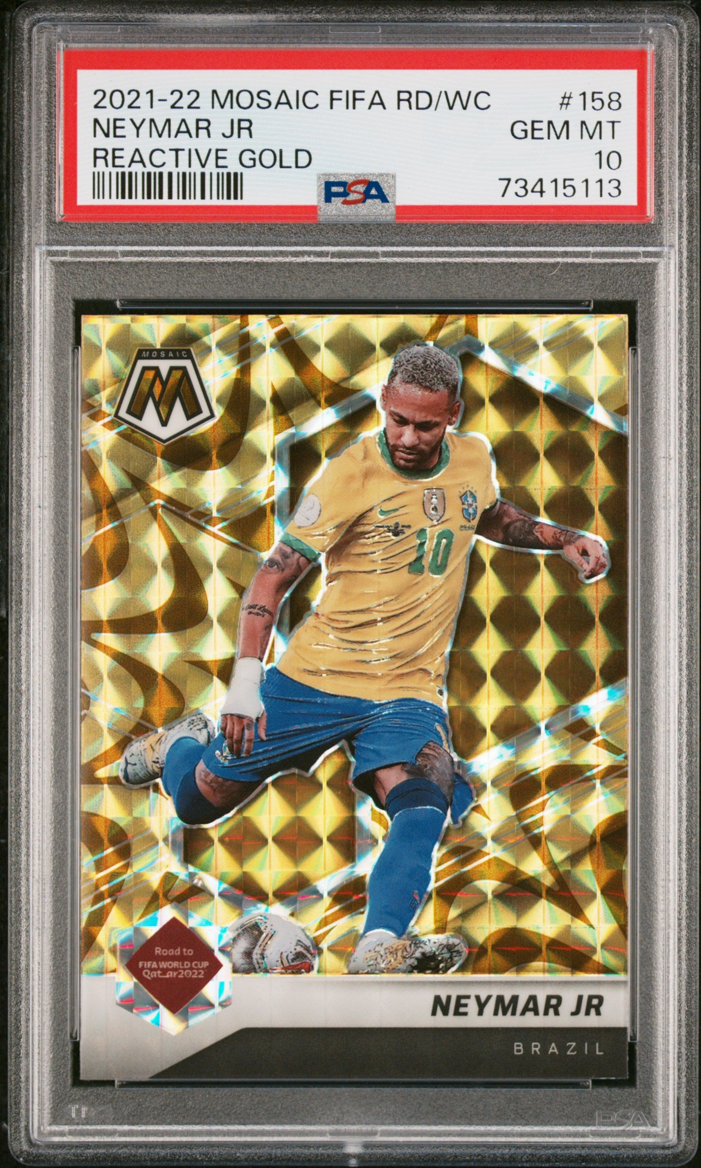 Neymar Jr Extra Gold Panini - Sports Trading Cards - San Nicolás