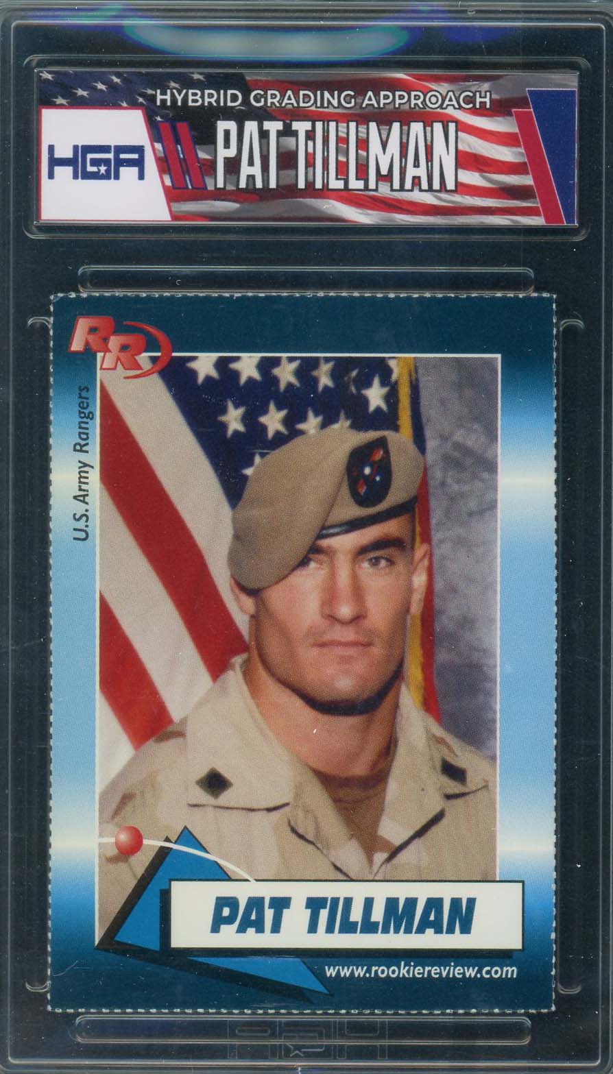 Pat Tillman 2004 Rookie Review US Army Rangers Card #95 HGA-Powers Sports Memorabilia