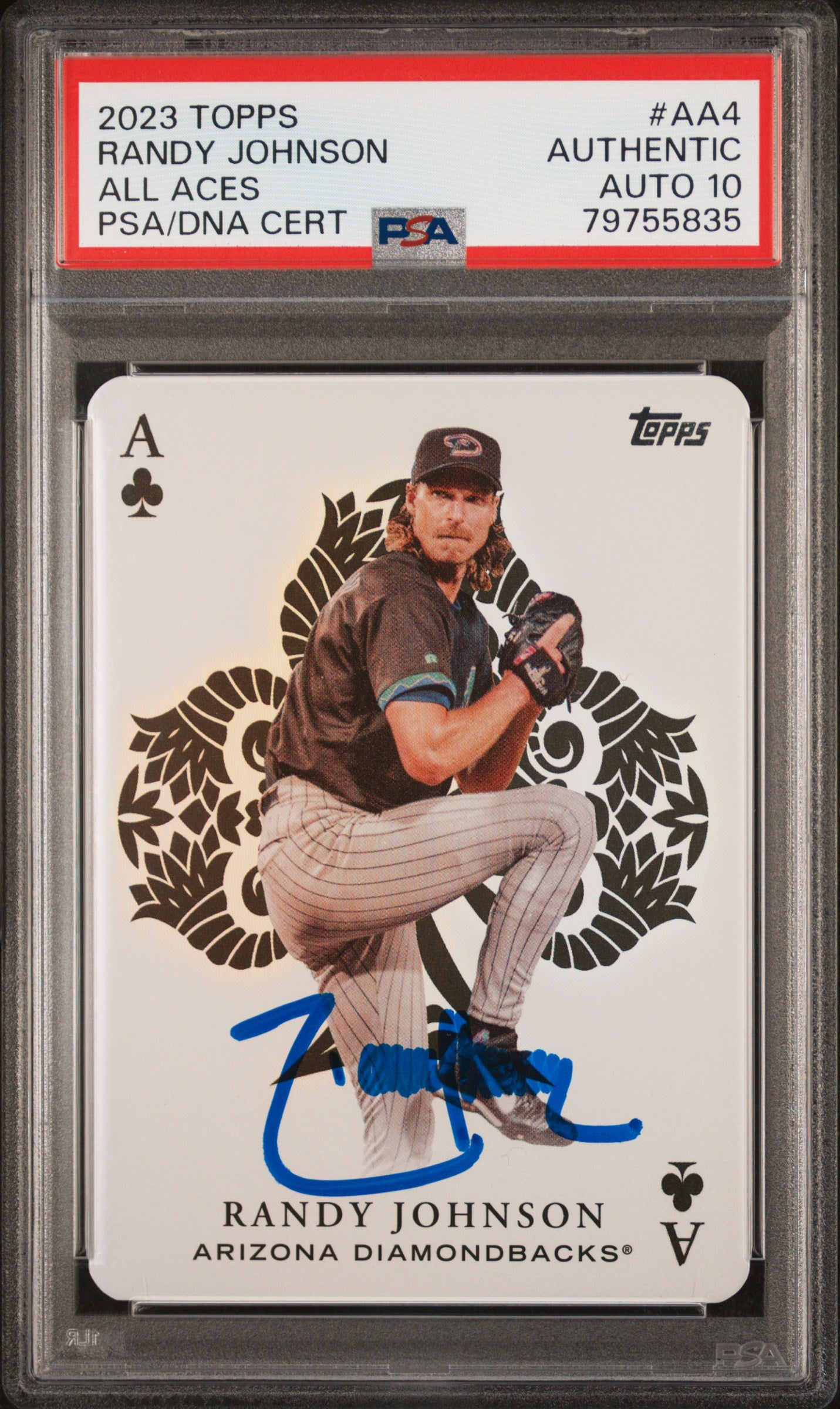 Randy Johnson 2023 Topps All Aces Signed Card #AA4 Auto 
