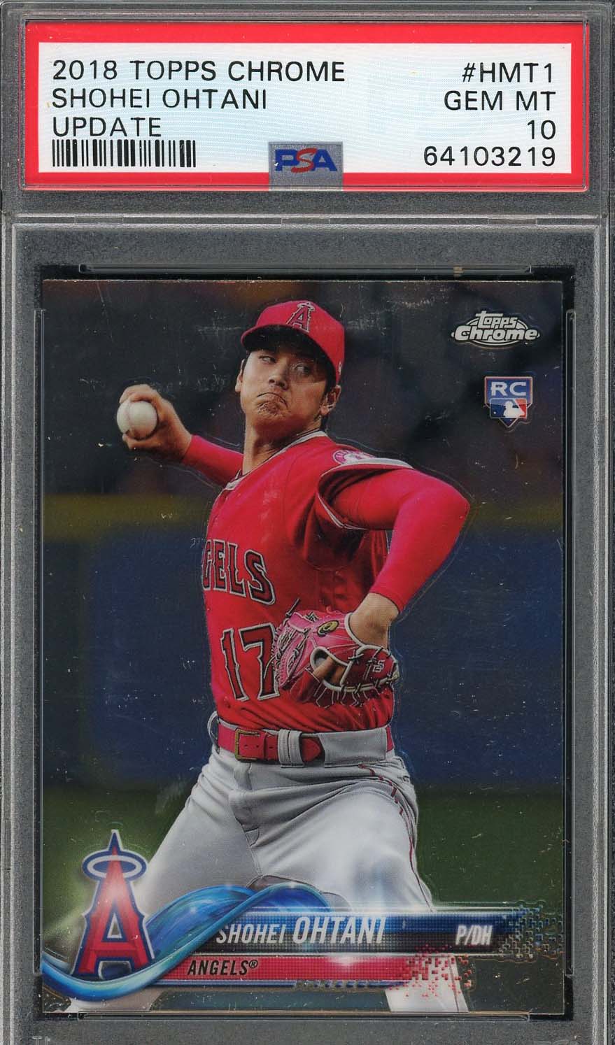 Shohei Ohtani 2018 Topps Update #US1 RC (PSA 9)