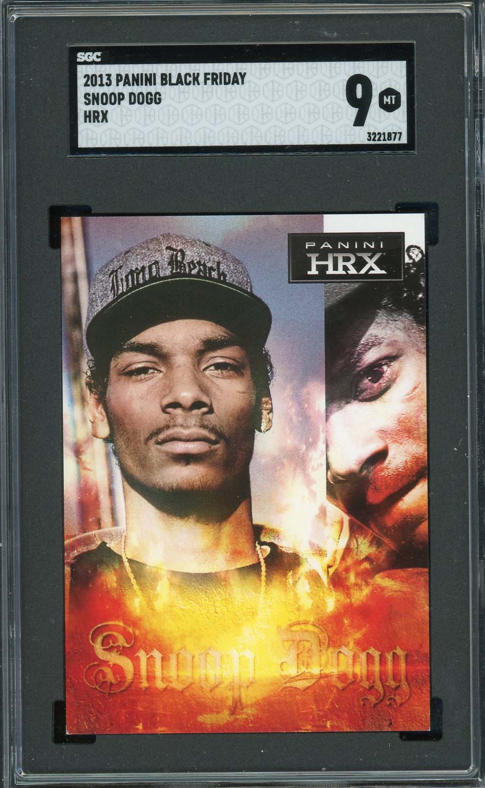Snoop Dogg 2013 Panini HRX Black Friday Card Graded SGC 9-Powers Sports Memorabilia