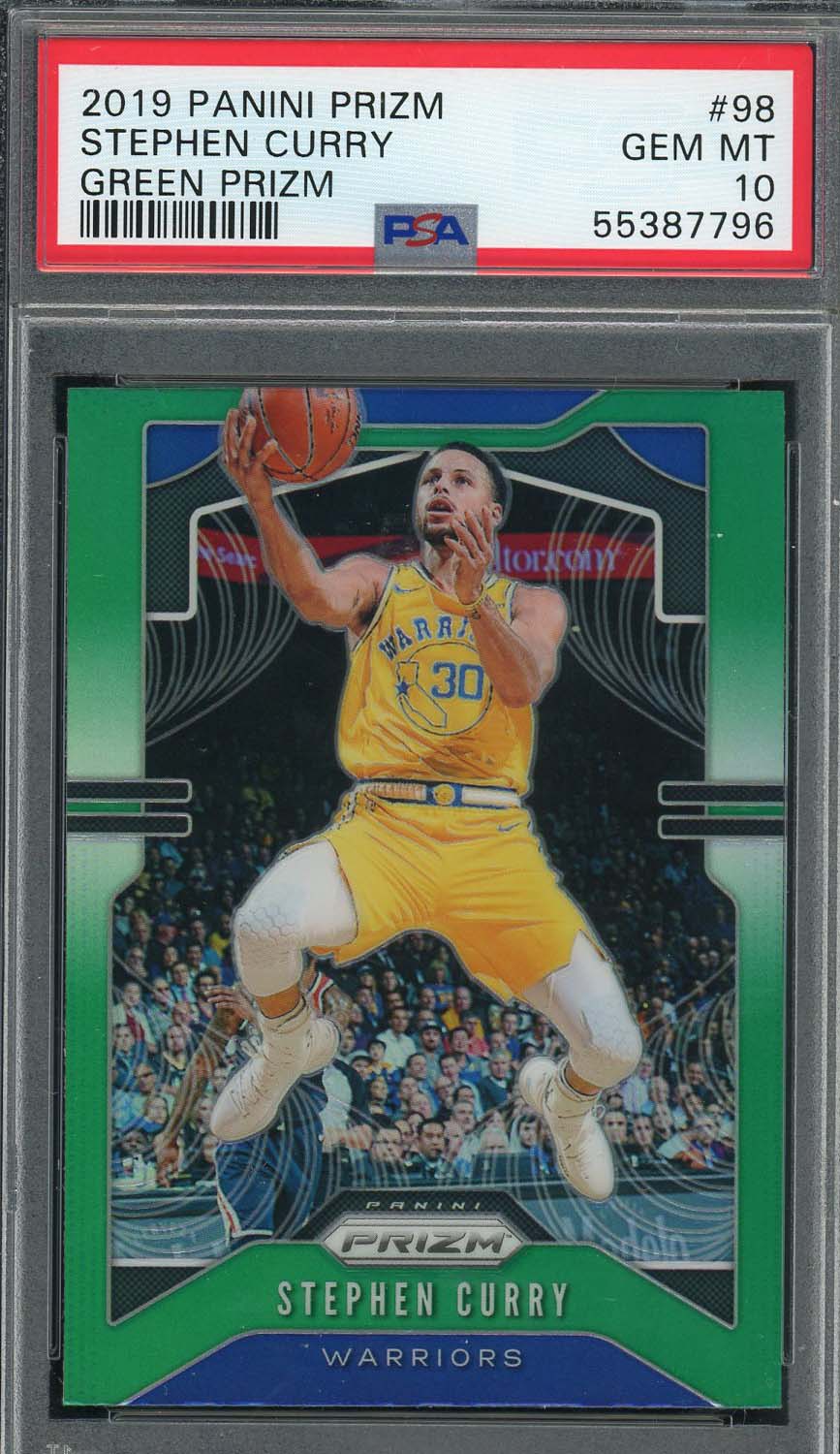 Stephen Curry 2022 2023 Panini Donruss Green Laser Series Mint