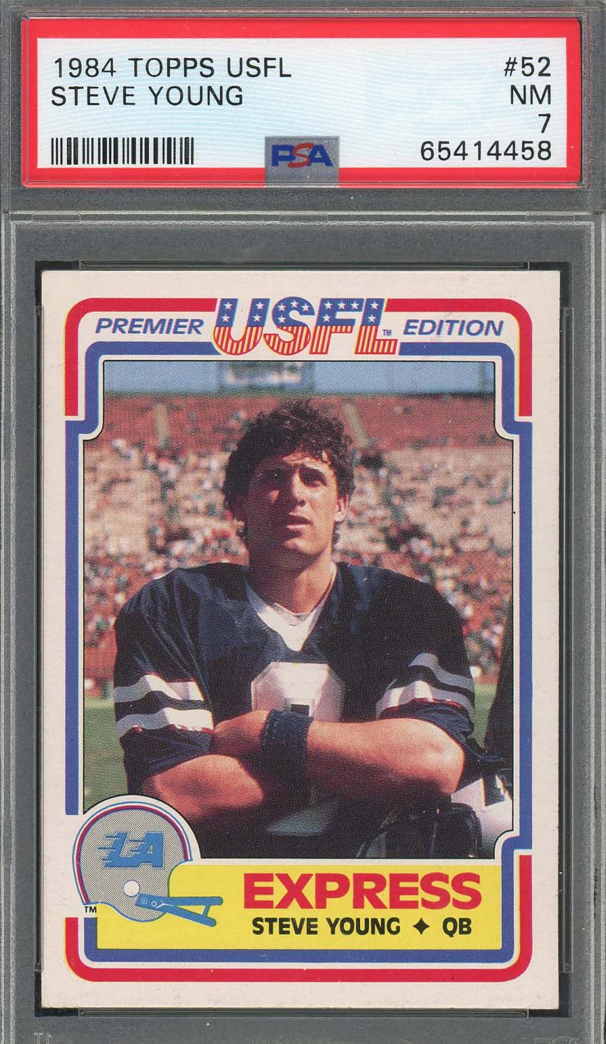 John Elway 1984 Topps Football Rookie Card #63 Graded PSA 6