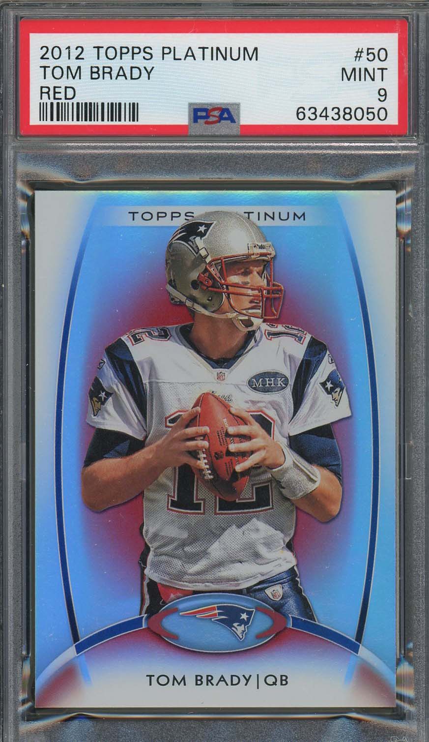 : Tom Brady 2012 Topps White Jersey Football Card #440