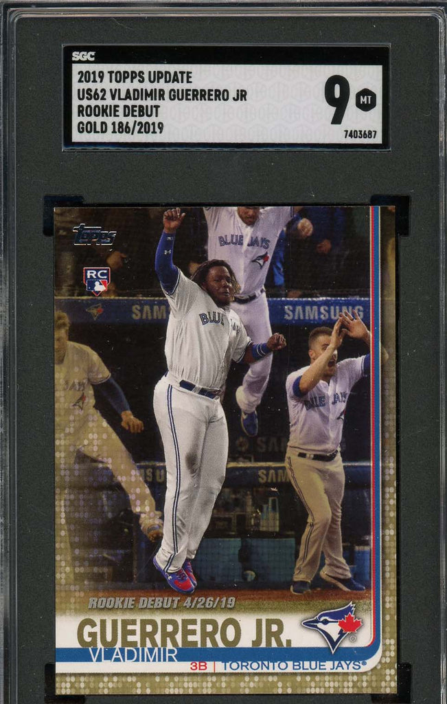 Vladimir Guerrero Jr 2019 Topps Gold Update Rookie Debut Vladimir Guerrero Jr 2019 Topps Gold Update Rookie Debut