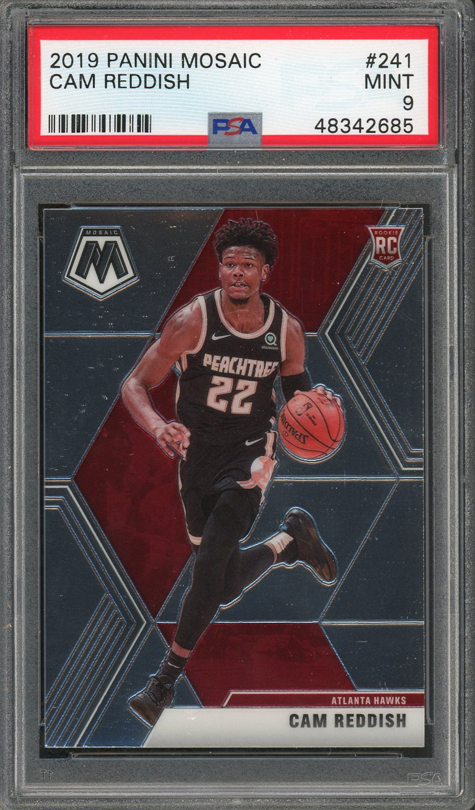 Cam Reddish 2019 Panini Mosaic Basketball Rookie Card RC #241 Graded PSA 9  MINT