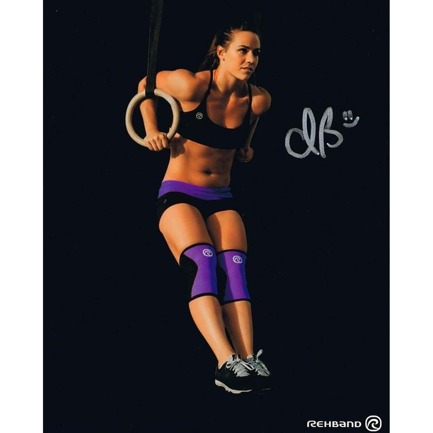 Camille Leblanc-Bazinet Autographed Fitness Muscle Up WOD Signed 8x10 Photo-Powers Sports Memorabilia