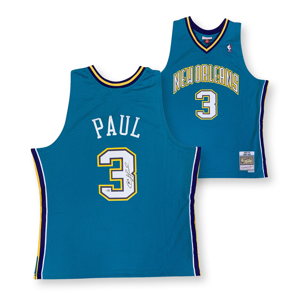 PSM - Drop Ship Chris Paul Autographed New Orleans Hornets Mitchell & Ness Swingman Signed Basketball Jersey Fanatics Authentic COA Yellow
