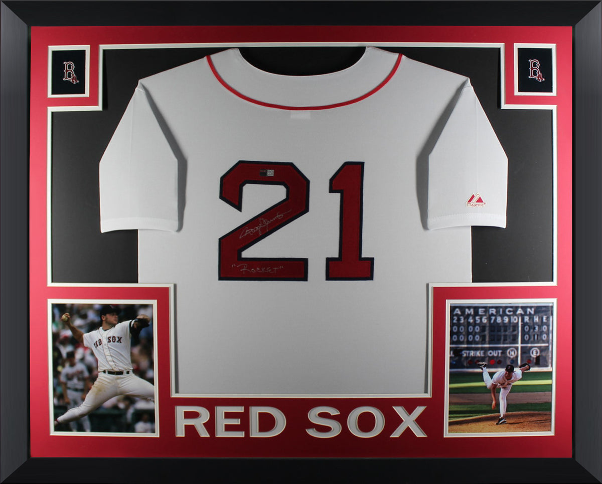 Roger Clemens Signed Boston Red Sox Majestic MLB Jersey (JSA