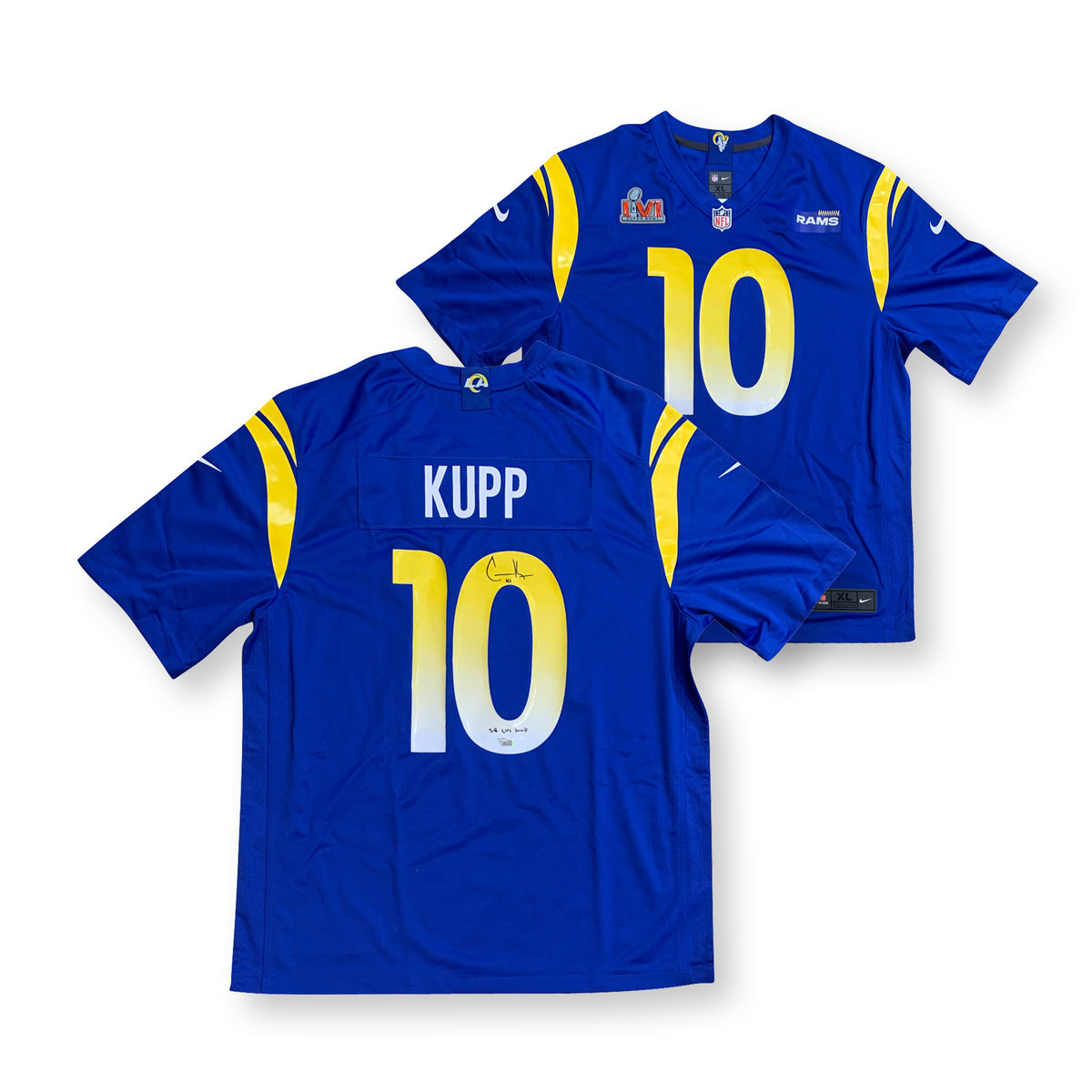 Cooper Kupp Los Angeles Rams Autographed Super Bowl LVI Champions Nike Game  Jersey
